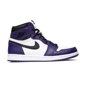 AIR JORDAN 1 Retro High OG 'Court Purple 2.0'￨Size US 7 (Men) US 8.5 (Women)